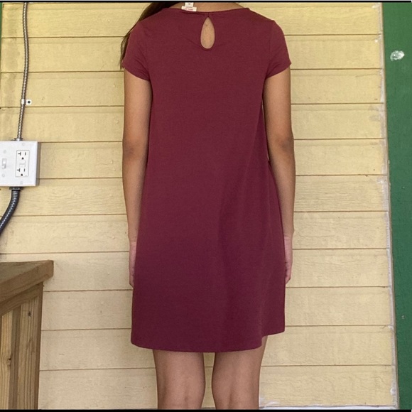 Maroon Dress - Picture 2 of 2